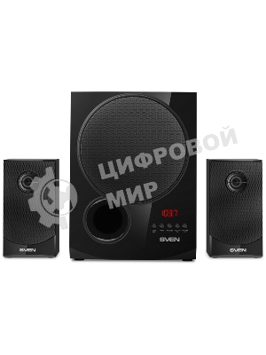 Акустическая система 2.1 SVEN MS-2080/70 Watt/~220V 50Hz/FM-тюнер, USB/SD, дисплей/BLUETOOTH/ПДУ/Black