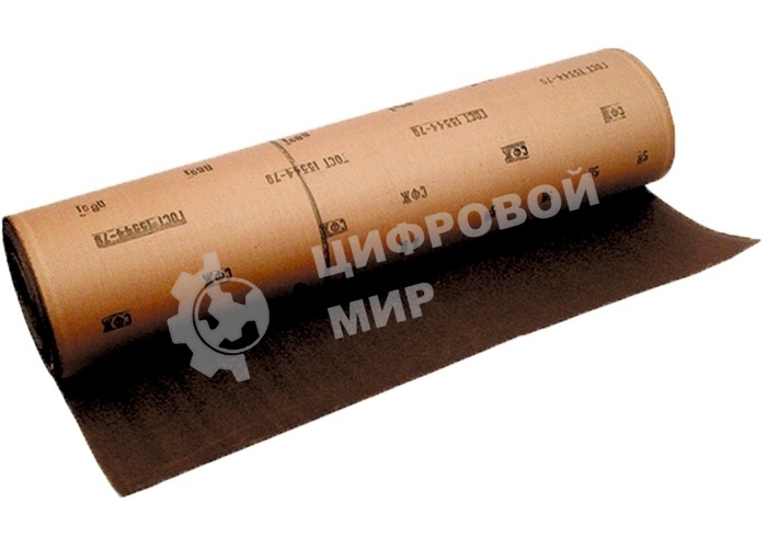 Шкурка на тканевой основе, серия кк19xw, зерн. 80Н (P24), 775 мм х 20 м, водост. (БАЗ) Россия