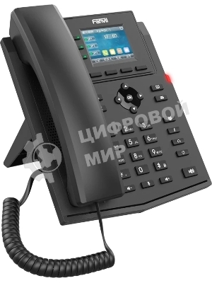 Телефон IP Fanvil X303-2 Wire черный