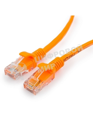 Патч-корд UTP Cablexpert PP12-0.5M/O cat.5e, 0.5м, литой, многожильный, оранжевый