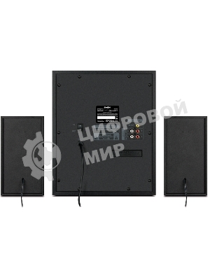 Акустическая система 2.1 SVEN MS-2080/70 Watt/~220V 50Hz/FM-тюнер, USB/SD, дисплей/BLUETOOTH/ПДУ/Black