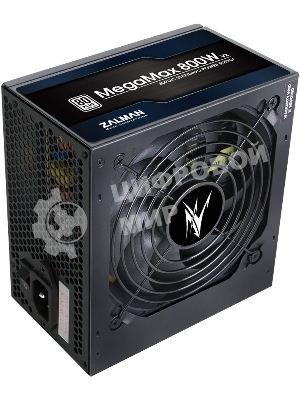 Блок питания Zalman MegaMax 800W RTL (ZM800-TXII V2), 800Вт, 80 PLUS, 120мм, черный
