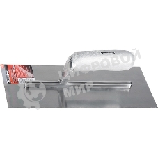 Гладилка Matrix стальная, 280 x 130 мм, зеркальная полировка, деревянная ручка