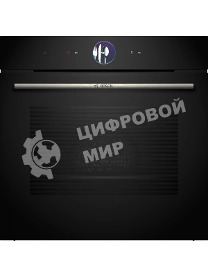 Встраиваемый духовой шкаф электрический Bosch HBG7764B1 черный