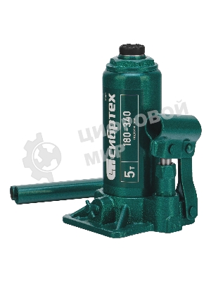 Домкрат гидравлический Сибртех бутылочный, 5т, 180-340 мм