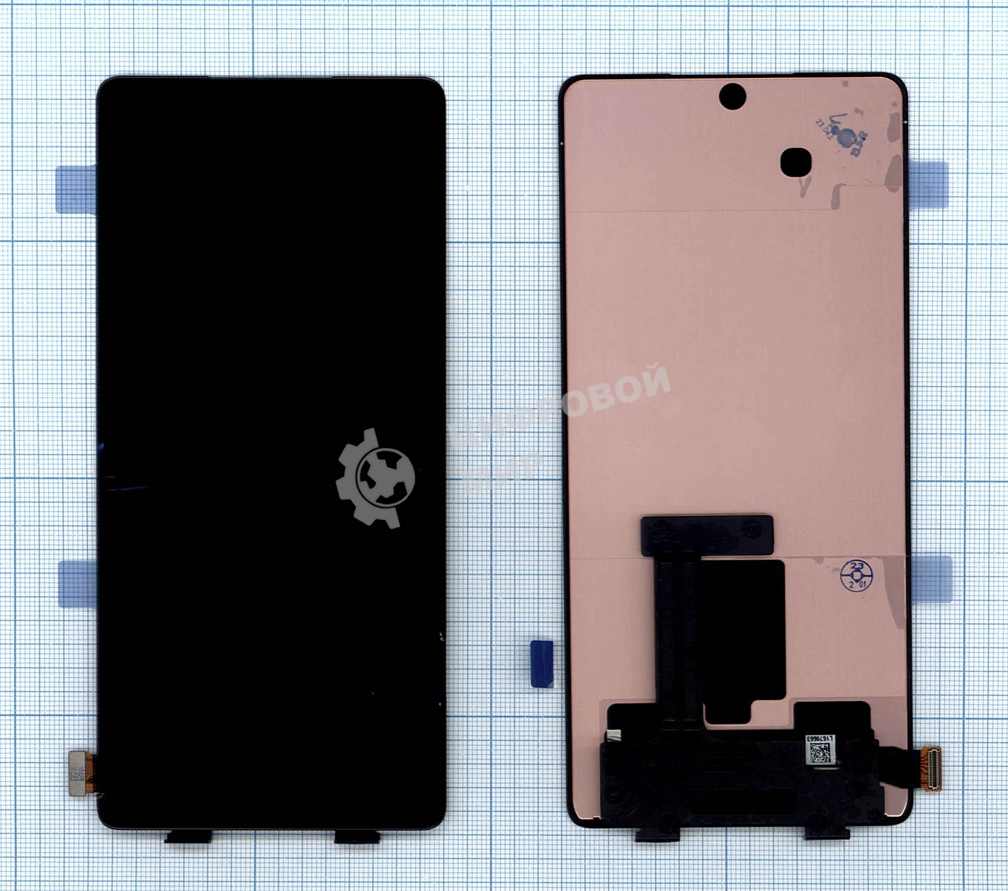 Дисплей для Xiaomi Mi Mix 4 в сборе с тачскрином черный