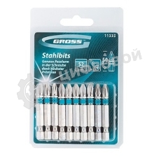 Набор бит Gross 11335 ph2х50 сталь s2 10 шт.