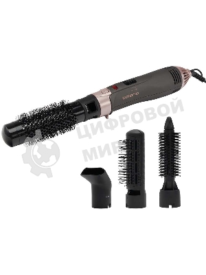 Фен-щётка Polaris PHS 1204i маренго/розовый, 1200 Вт, ионизация, 25/35 мм