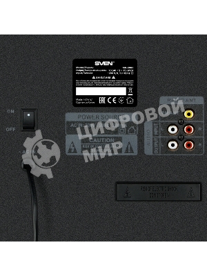 Акустическая система 2.1 SVEN MS-2080/70 Watt/~220V 50Hz/FM-тюнер, USB/SD, дисплей/BLUETOOTH/ПДУ/Black