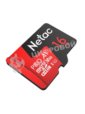 Флеш карта NeTac MicroSD card P500 Extreme Pro 16Gb, retail version w/SD adapter