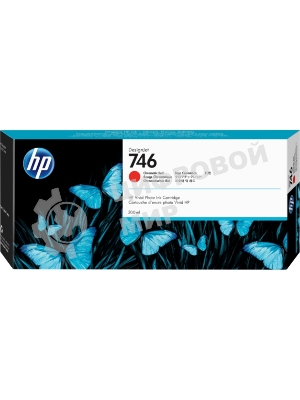 Картридж струйный HP 746 300-ml хроматический красный Ink Cartridge