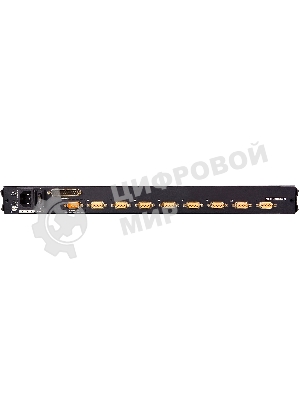 Переключатель-KVM 8-портовый IP с ЖК-дисплеем Slideaway/ATEN SINGLE RAIL 8P PS/2-USB LCDKVMP 17INCH WIH IP