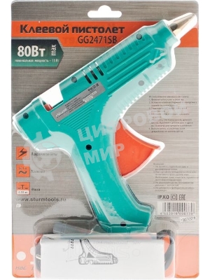 Клеевой пистолет Sturm! GG2471SB 33Вт 12гр/мин стерж.:11х100мм