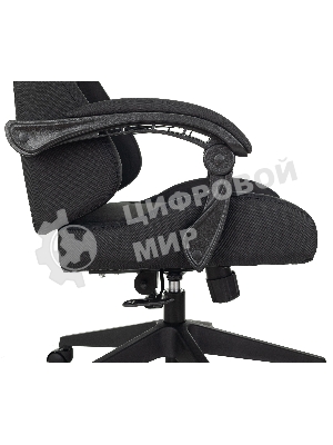 Кресло Бюрократ Zombie Predator Neo Black черный, экокожа, 120 кг, механизм качания