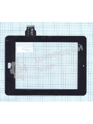 Сенсорное стекло (тачскрин) DPT 300-L3759A-A00-V1.0, черное