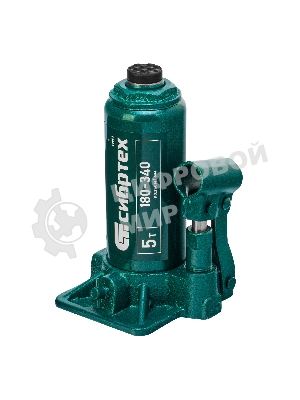 Домкрат гидравлический Сибртех бутылочный, 5т, 180-340 мм