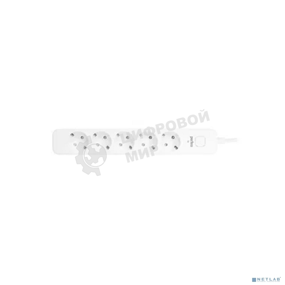 Сетевой фильтр Perfeo (PF_C3963) POWER STREAM - 5 роз - 1,5 м - белый