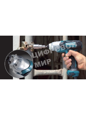 Дрель-шуруповерт Makita TD0101F, 230 Вт, 100 Нм, щеточный, ударный