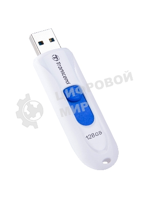Флешка USB Transcend Jetflash 790 (TS128GJF790W), 128Gb, USB 3.0, R/W 90/40, белый