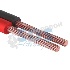 Кабель акустический Rexant 2х0,50 мм², красно-черный, мини-бухта 5 м