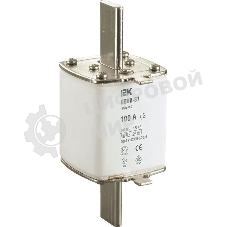 Вставка плавкая ППНИ-37 100А габарит 2 IEK DPP40-100