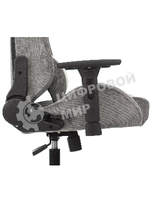 Кресло Бюрократ Knight N1 Fabric серый, ткань, 120 кг, механизм качания