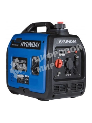 Электрогенератор бензиновый инверторный Hyundai HHY 3050Si, 3.3 кВт, 59 дБ, 22 кг