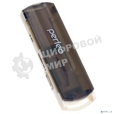 Кард-ридер Perfeo Card Reader SD/MMC+Micro SD+MS+M2, (PF-VI-R013 Black) черный (PF_4259)