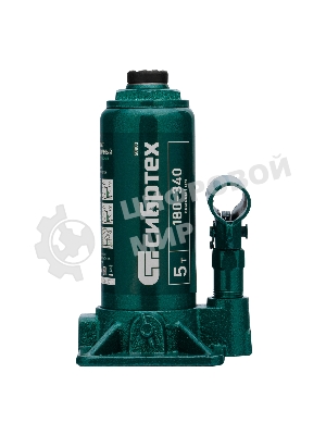 Домкрат гидравлический Сибртех бутылочный, 5т, 180-340 мм