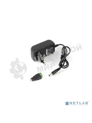 Источник питания Mollusk-VRK 12/1 12В, 1А. Сетевой диапазон 110-245В встр. вилка