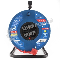 Удл. на пласт. катушке “Power Cube” IP20 16А 40м ПВС 3x1,5мм2 4 роз. с/з