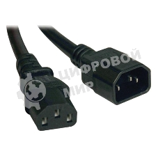 Кабель электропитания ITK PDU 3х1,5 2М с разъемами С13-C14 Кабель электропитания PDU 3х1,5 2М с разъемами С13-C14