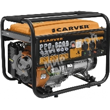 Электрогенератор бензиновый Carver PPG-8000, 6.5 кВт, 78 дБ, 81 кг