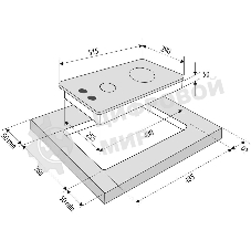 Газовая варочная панель Krona GALILEO 30 BL