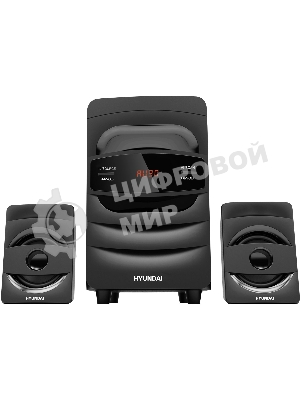 Микросистема Hyundai H-MS1404 черный 30Вт FM USB BT SD