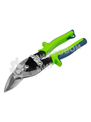 Ножницы по металлу Сибртех, 250 мм, правый рез, сталь С55,двухкомпонентные рукоятки