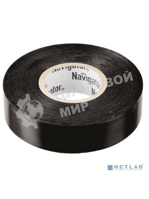 Изолента ПВХ 19 мм (рул.20 м) черный NIT-A19-20/BL Navigator
