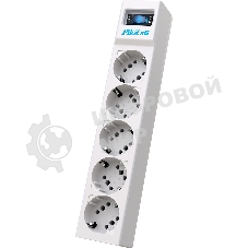 Сетевой фильтр ZIS PILOT Surge protector Pilot SG5 5 outlets (GP), 10A/2.2kVt, automatic circuit-breaker, 5 m