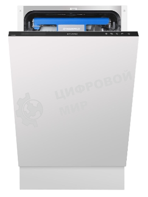 Встраиваемая посудомоечная машина Maunfeld MLP-08IM, черный, 44.8 см, 10 компл., 47 дБ, класс A++