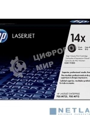 Картридж лазерный HP CF214X черный для LaserJet 700 MFP M712 17 500 стр.