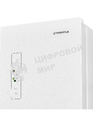 Холодильник Maunfeld MFF183NFWE белый трехкамерный инвертор 270/135л морозилка снизу, Total NoFrost, Side by Side