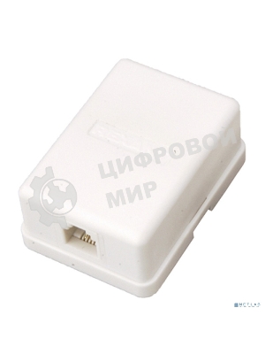 Розетка телефонная 1-м Proconnect RJ11 6P2C 03-0001-4