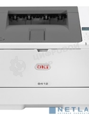 Принтер OKI B412dn (45762002) светодиодный, A4, 33 стр/мин, 1200x1200 dpi, 512 Мб, дуплекс, подача: 350 лист., вывод: 150 лист., Ethernet, USB, ЖК-панель