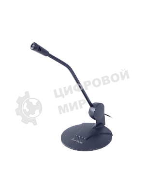 Микрофон Defender MIC-117 черный, кабель 1.8 м