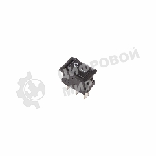 Выключатель клавишный Rexant 250V 3А (3с) ON-ON черный Micro