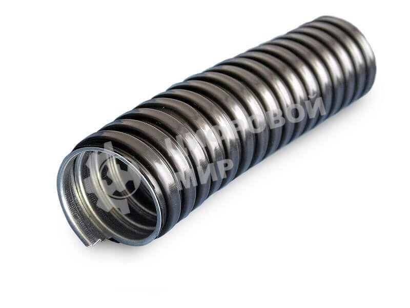 Металлорукав в ПВХ изоляции МРПИ НГ 20 d20мм без протяжки черный (уп.50м) ЗЭТА zeta42227