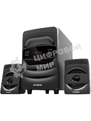 Микросистема Hyundai H-MS1404 черный 30Вт FM USB BT SD