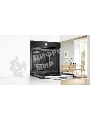 Встраиваемый духовой шкаф электрический Bosch HBG7764B1 черный