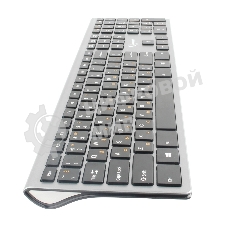 Клавиатура беспроводная Gembird KBW-1, USB, серебристый