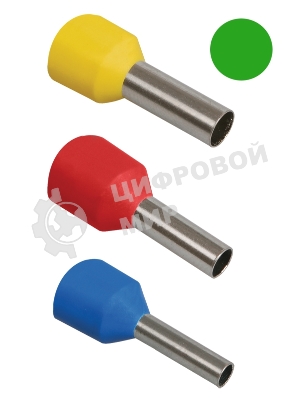 Наконечник-гильза изол. Е1612 (уп. 100 шт) IEK UGN10-016-08-12